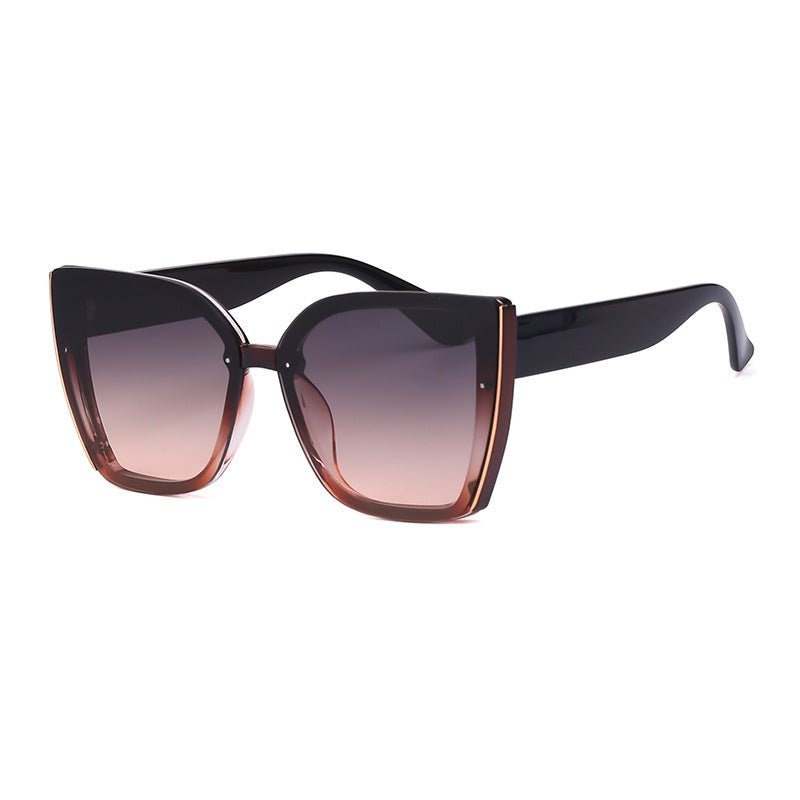 Women's Cat-Eye Oversized Sunglasses — UV Protection Trendy Shades - Courbe et Compagnie