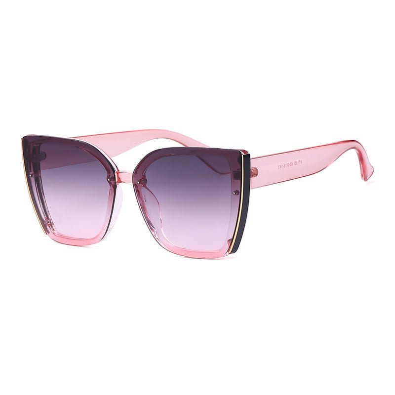 Women's Cat-Eye Oversized Sunglasses — UV Protection Trendy Shades - Courbe et Compagnie