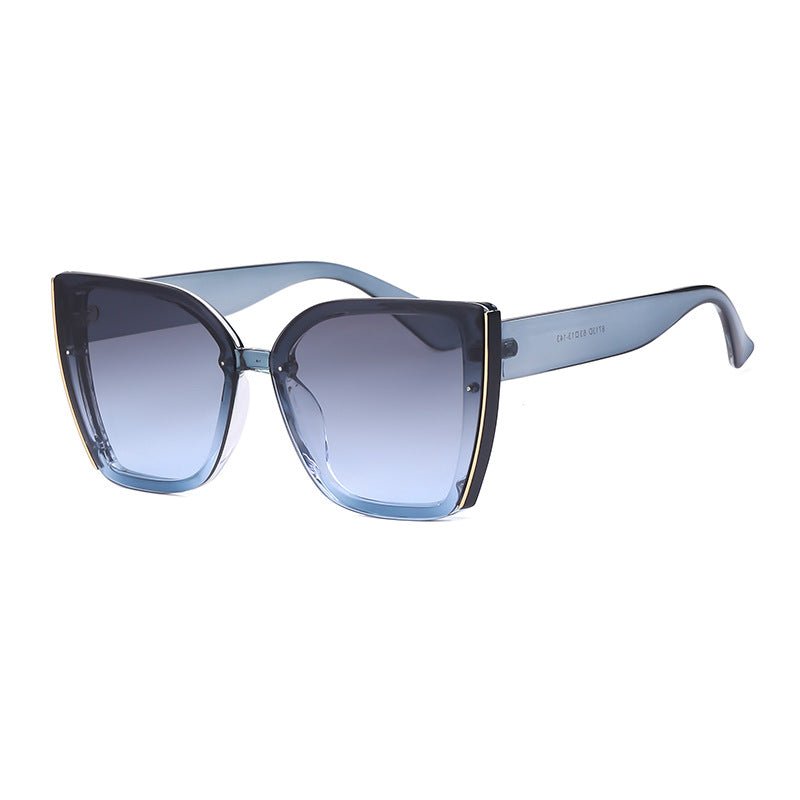 Women's Cat-Eye Oversized Sunglasses — UV Protection Trendy Shades - Courbe et Compagnie