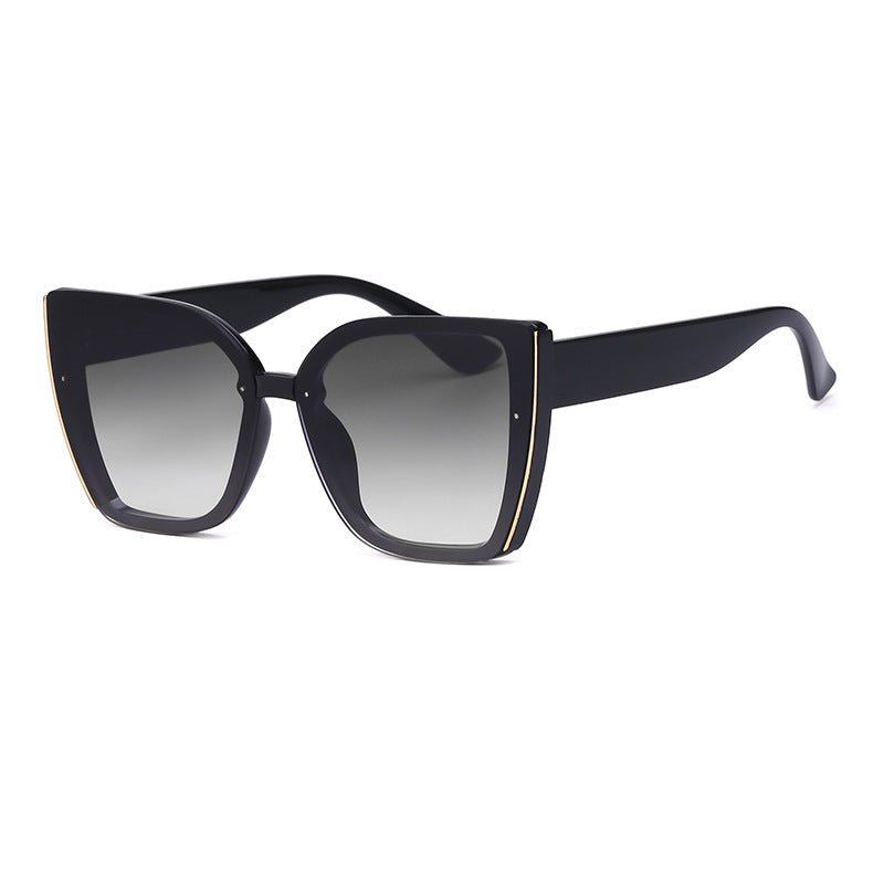 Women's Cat-Eye Oversized Sunglasses — UV Protection Trendy Shades - Courbe et Compagnie