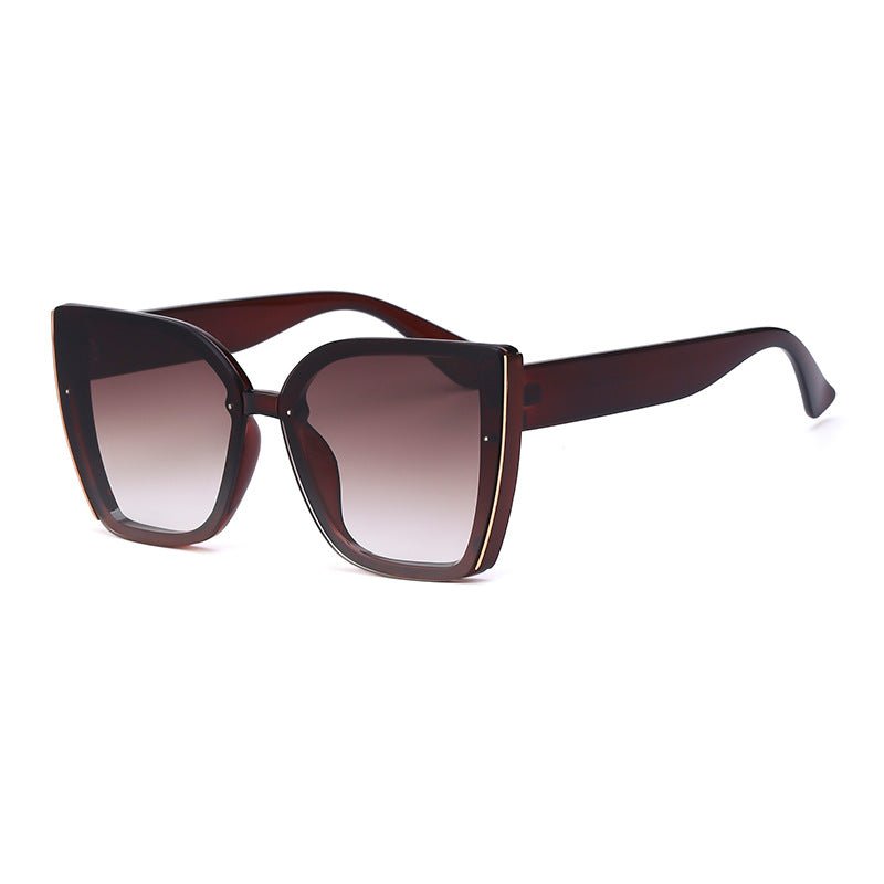 Women's Cat-Eye Oversized Sunglasses — UV Protection Trendy Shades - Courbe et Compagnie
