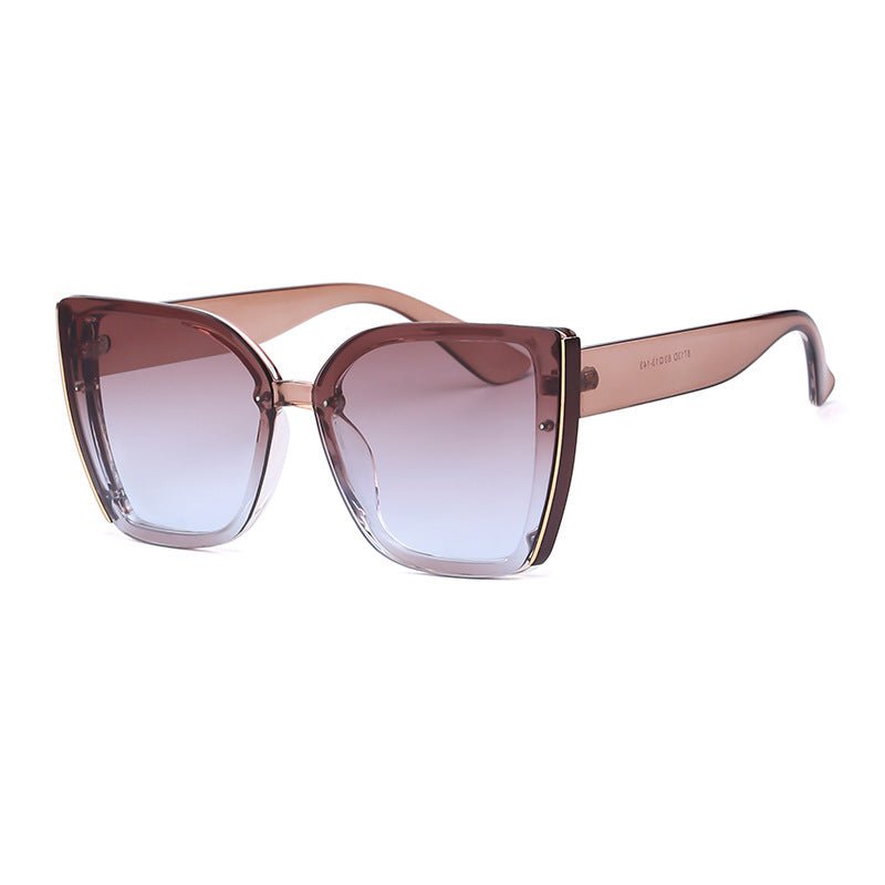 Women's Cat-Eye Oversized Sunglasses — UV Protection Trendy Shades - Courbe et Compagnie