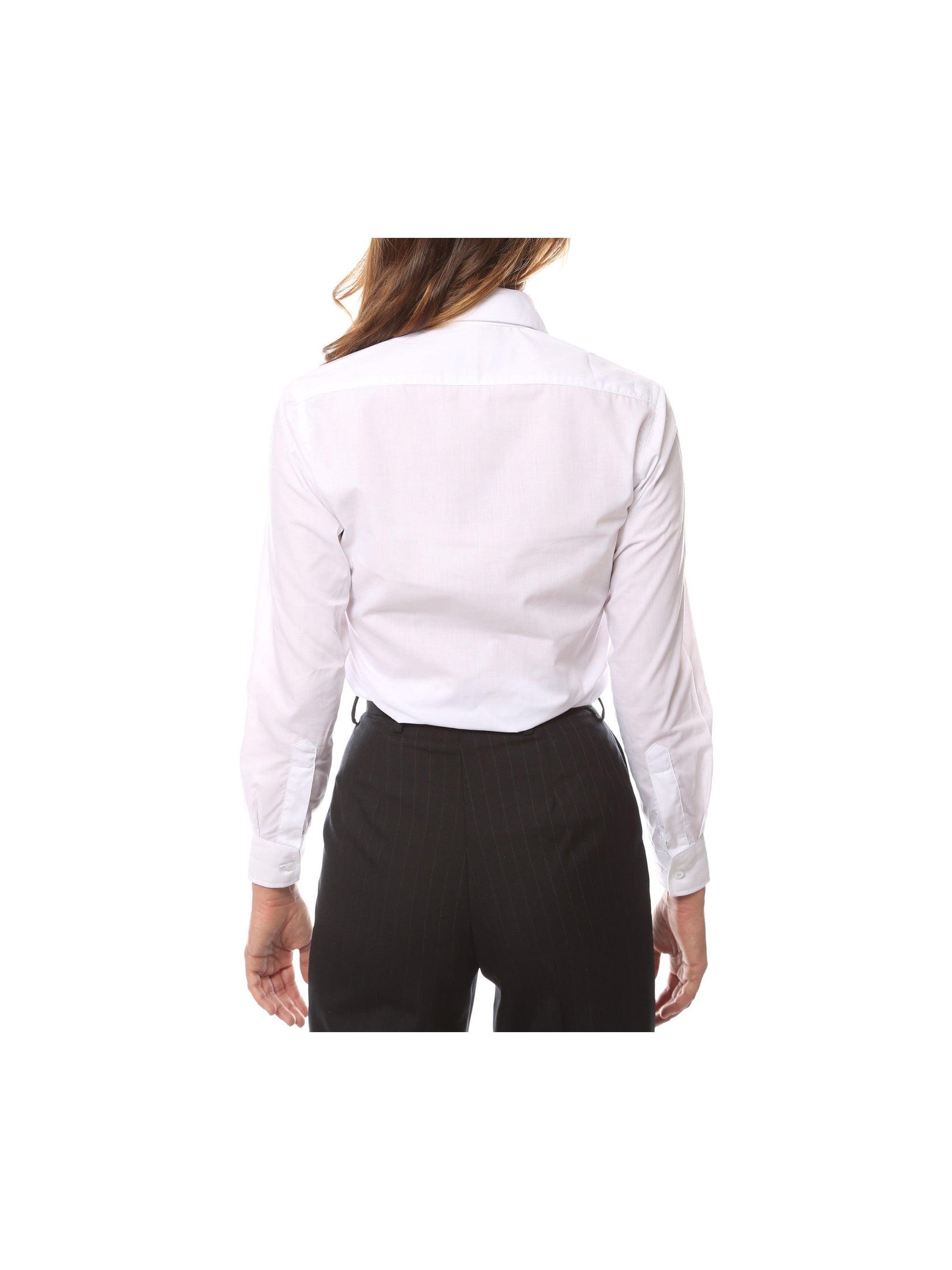 Womens Classic White Dress Shirt - Courbe et Compagnie
