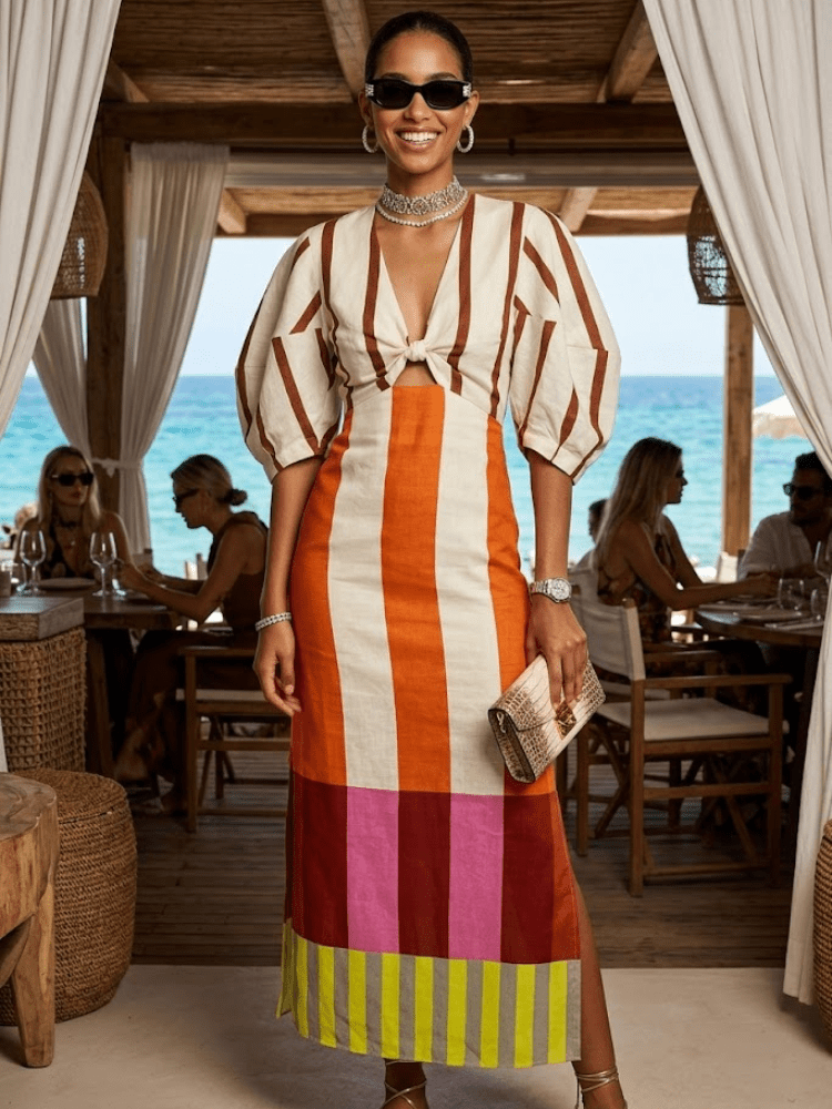 WOMEN'S DRESS CALA VADELLA New Collection BYMANYC ® New York - Courbe et Compagnie