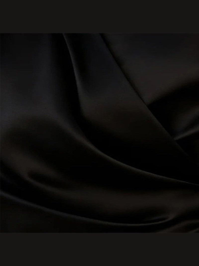Women's Elegant Cross V-Neck Blouse, Ruffle Detail Button Accent Office Shirt - Courbe et Compagnie