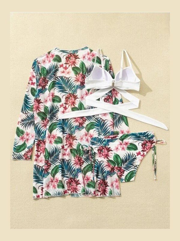 Women's Floral Print Bikini Set - Courbe et Compagnie