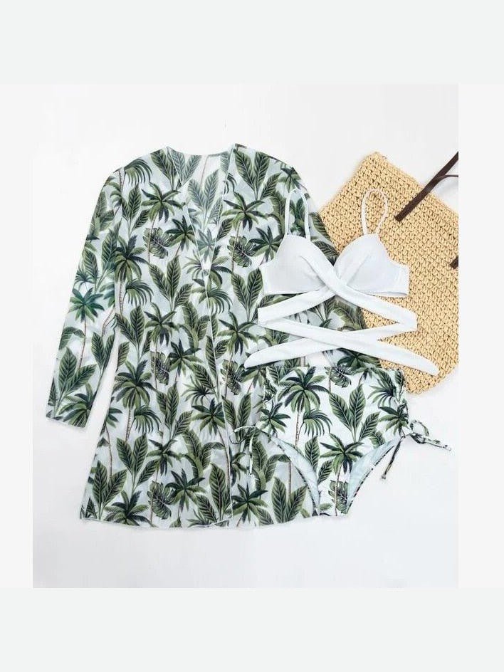 Women's Floral Print Bikini Set - Courbe et Compagnie