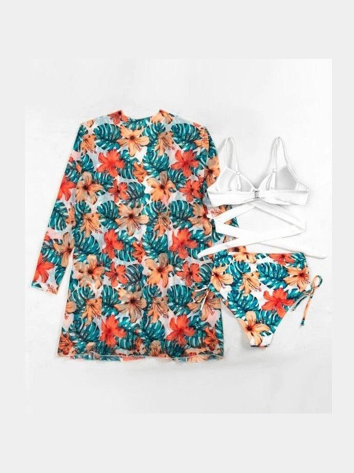 Women's Floral Print Bikini Set - Courbe et Compagnie