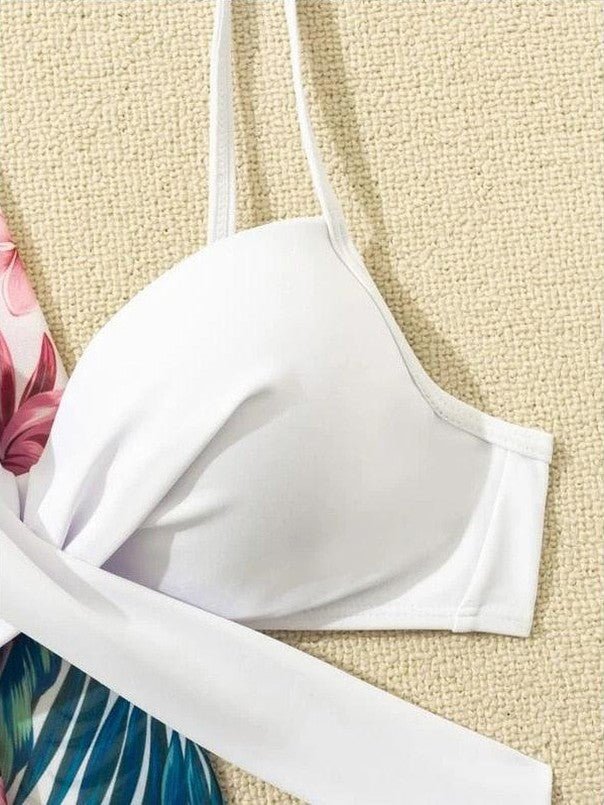 Women's Floral Print Bikini Set - Courbe et Compagnie