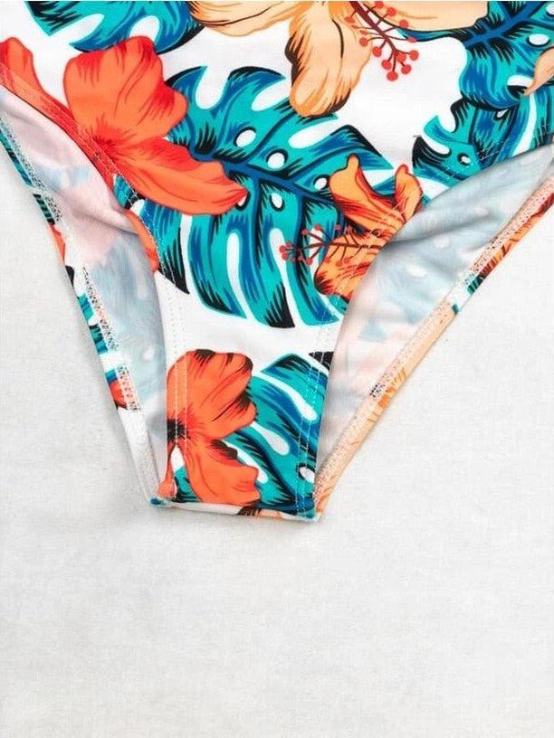 Women's Floral Print Bikini Set - Courbe et Compagnie