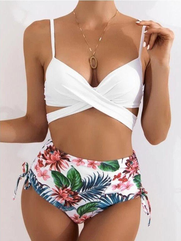 Women's Floral Print Bikini Set - Courbe et Compagnie