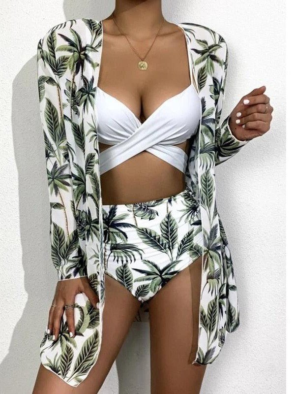 Women's Floral Print Bikini Set - Courbe et Compagnie
