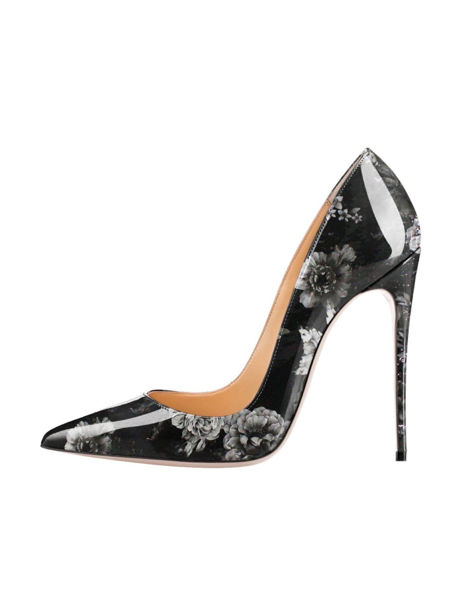 Women's Graffiti Pointed Toe Stiletto Heels — Artistic High Heel Pumps - Courbe et Compagnie