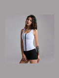Women’s Hooded Yoga Running Tank Top - Courbe et Compagnie