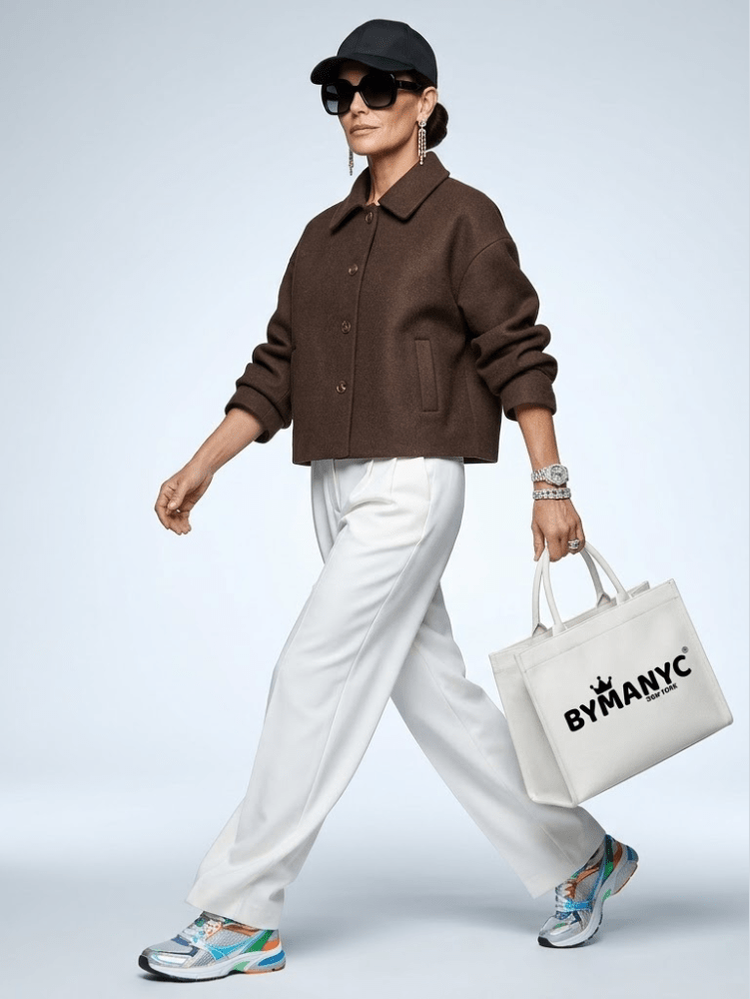 WOMEN'S JACKET Brown Wool MADISON - BYMANYC ® New York - Courbe et Compagnie