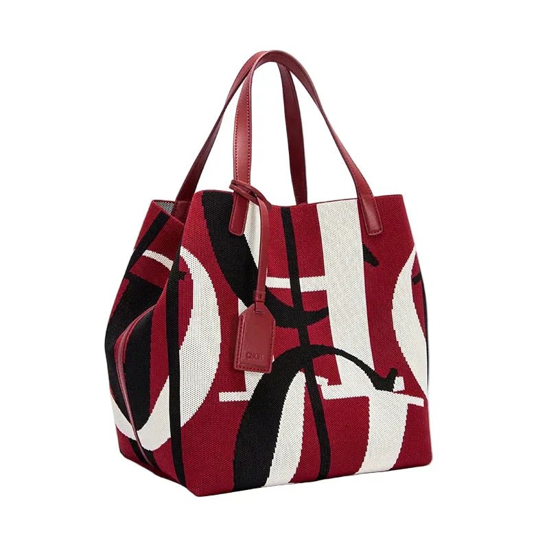 Womens Large Capacity PU Shoulder Bag (Style13) - Courbe et Compagnie