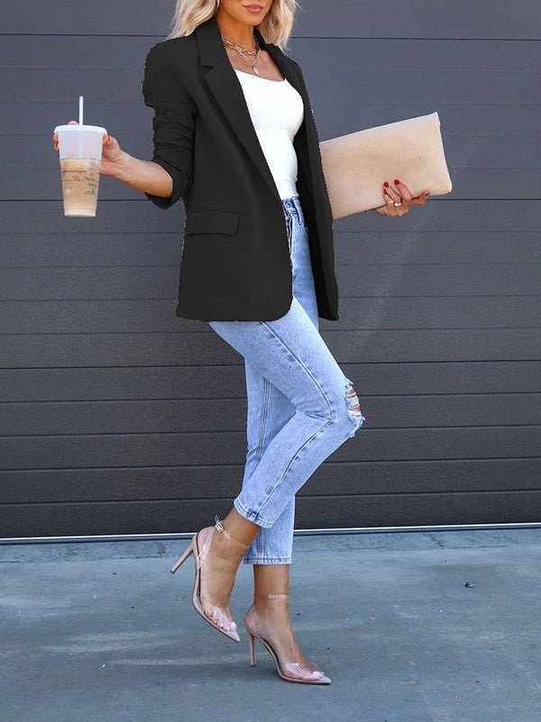 Women’s Open‑Front Casual Blazer - Courbe et Compagnie