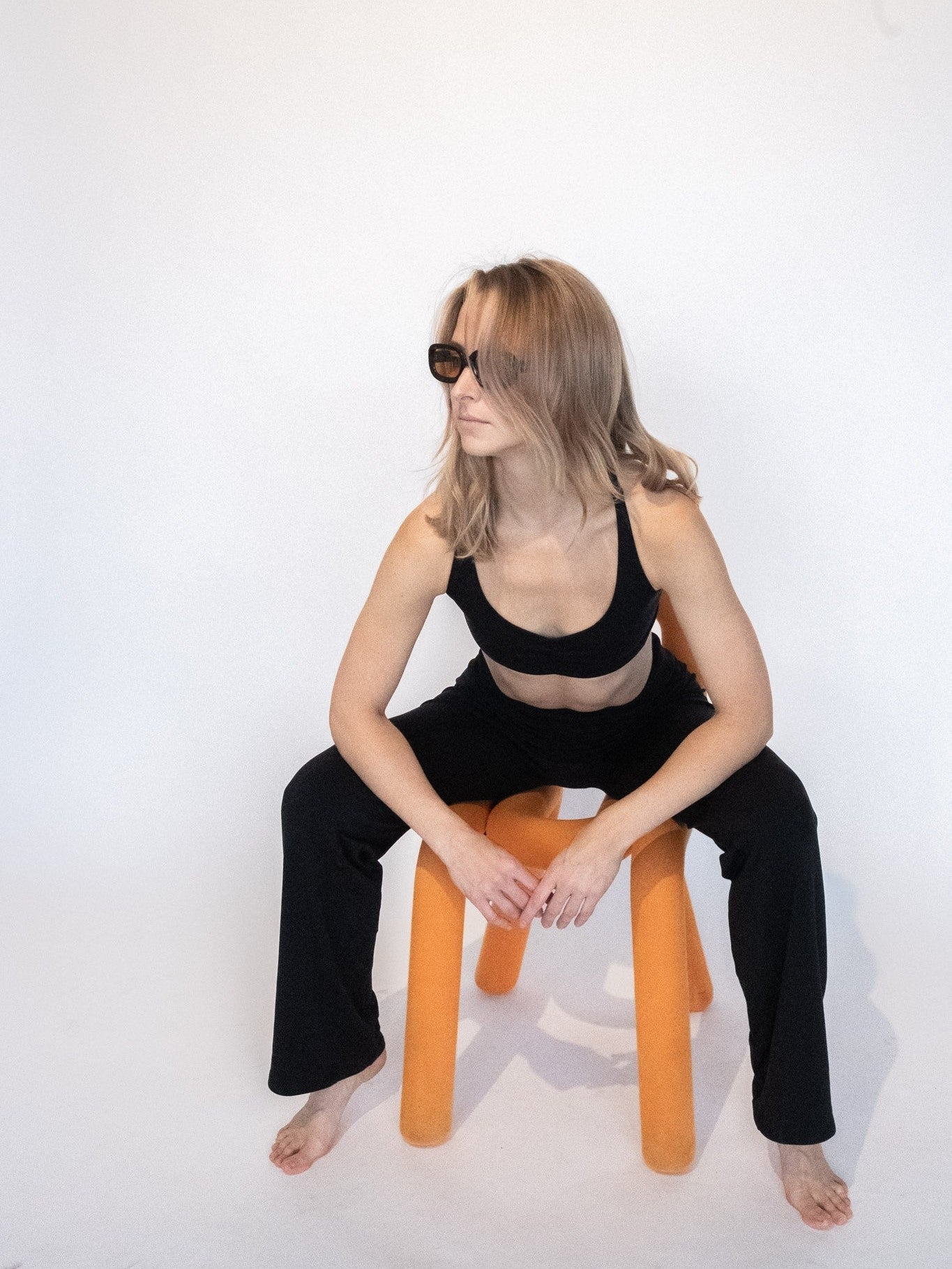 Women's Organic Cotton Wide Leg Pants | Natural Fiber Lounge Pants - Courbe et Compagnie