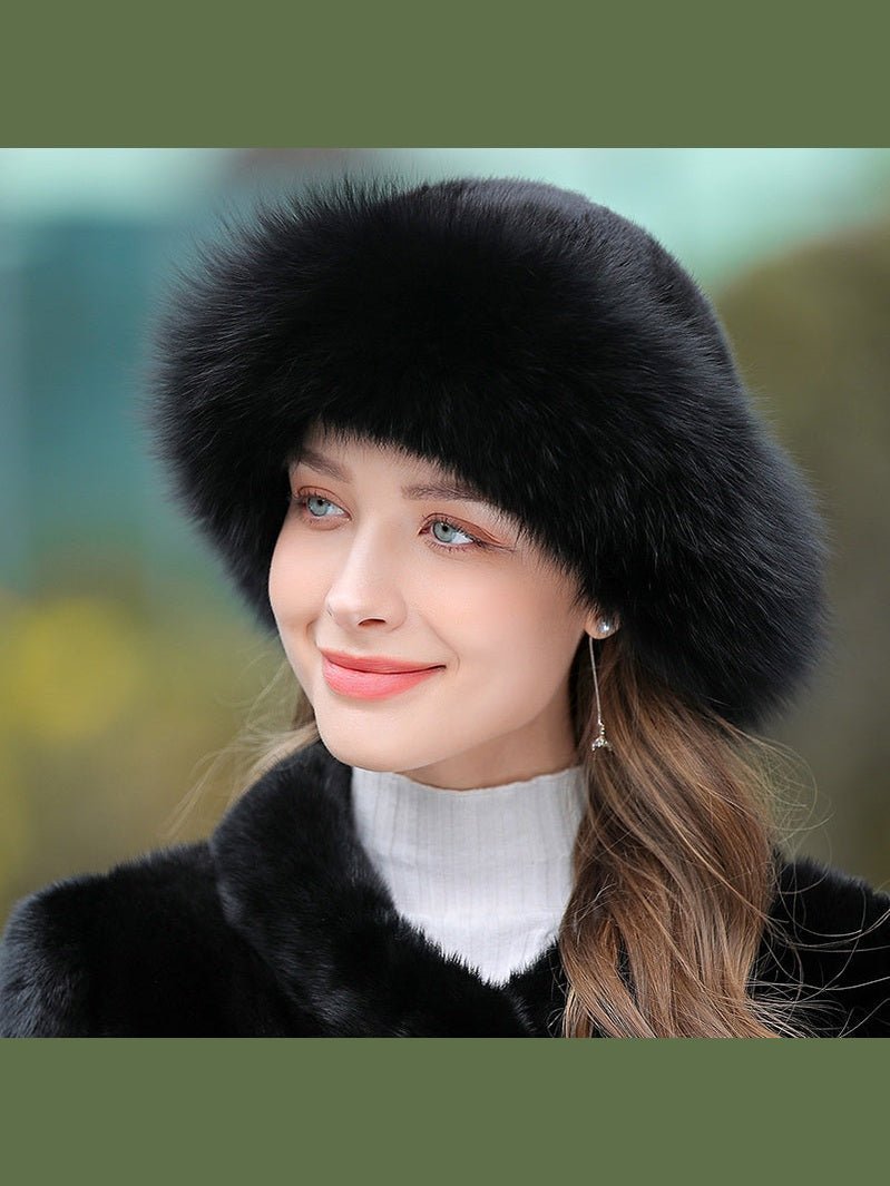 Women’s Outdoor Warm Fur Hat – Winter Cold-Weather Protection Hat - Courbe et Compagnie