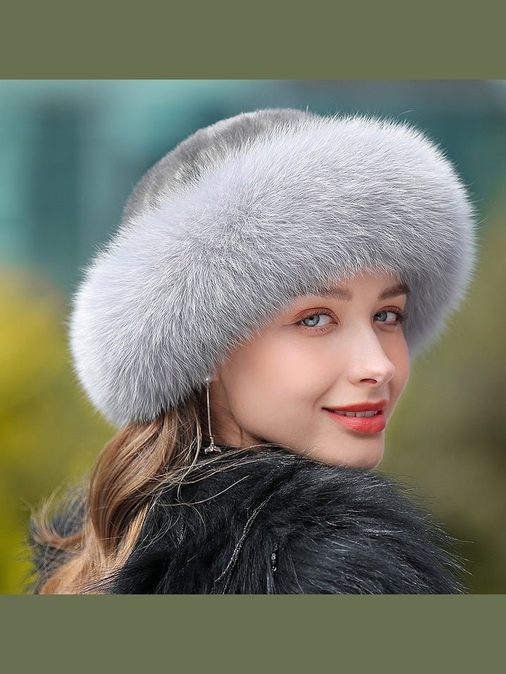 Women’s Outdoor Warm Fur Hat – Winter Cold-Weather Protection Hat - Courbe et Compagnie