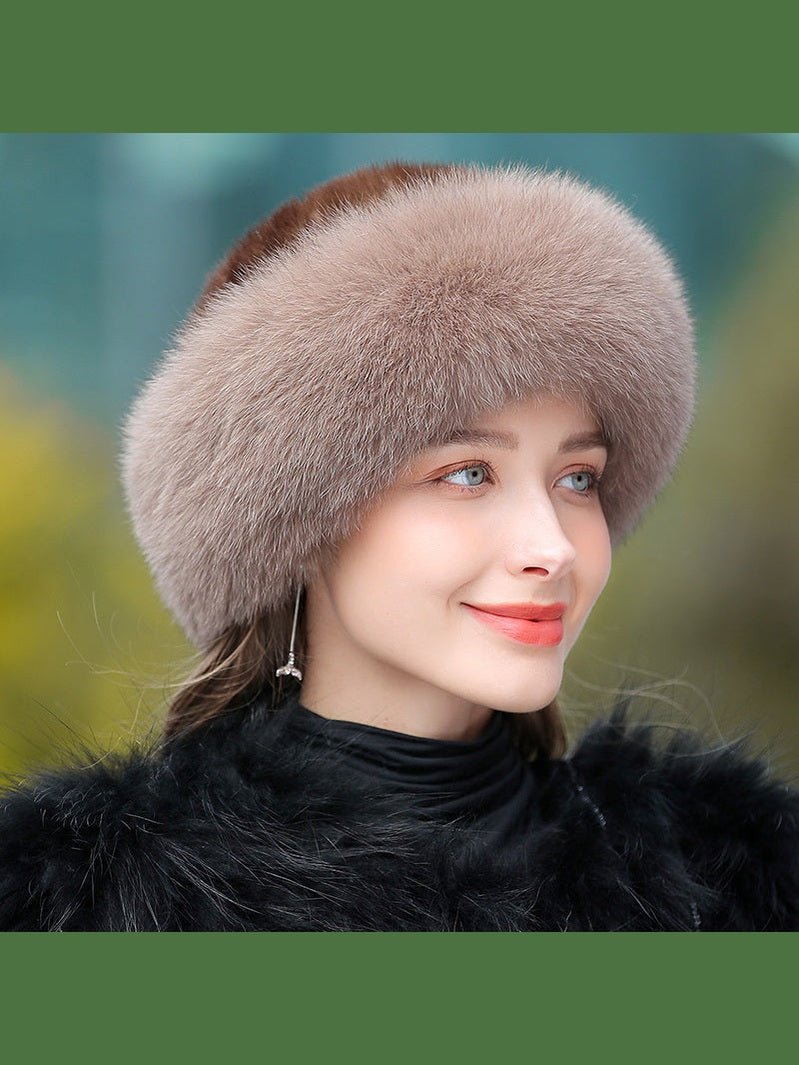 Women’s Outdoor Warm Fur Hat – Winter Cold-Weather Protection Hat - Courbe et Compagnie