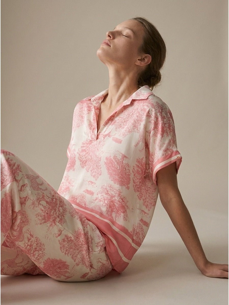 Women's pants with silk - Courbe et Compagnie
