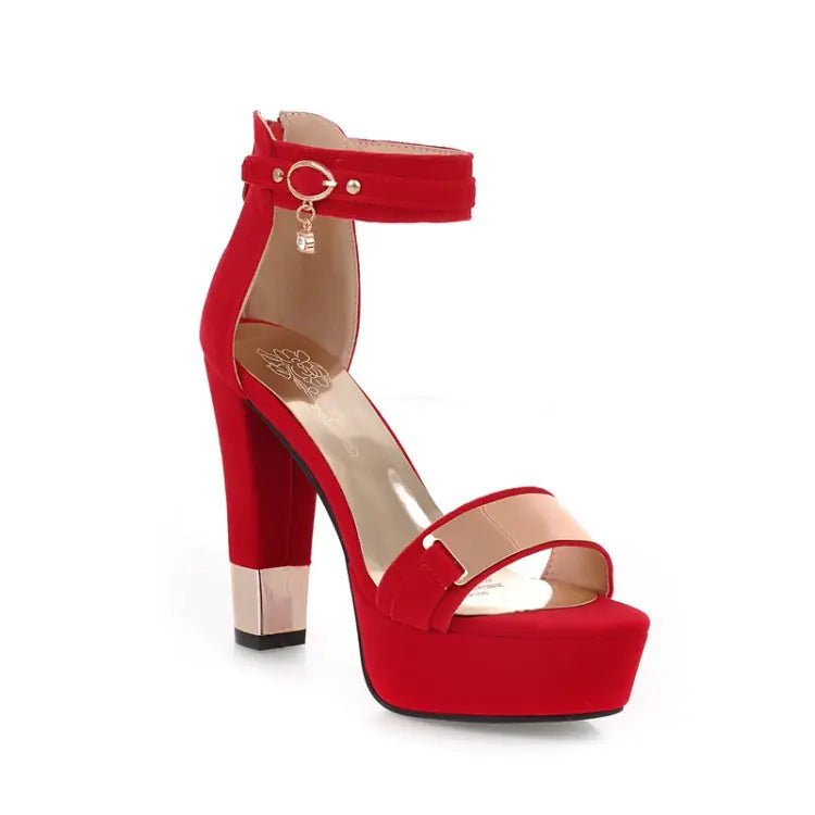 Women's Platform Fish Mouth High Heels — Korean Style - Courbe et Compagnie