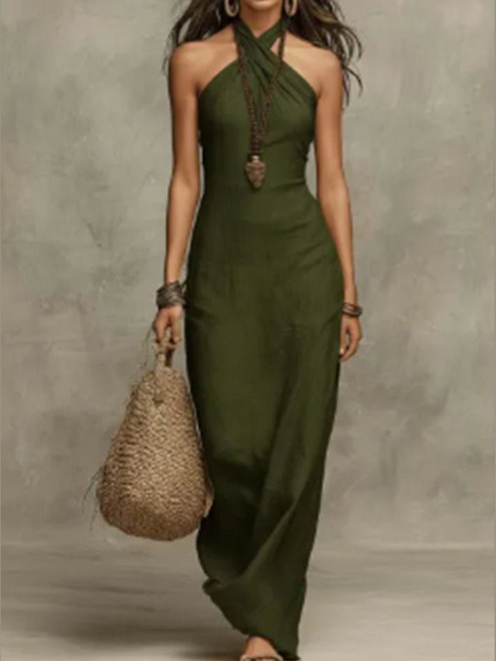 Women's Plus Size Jumpsuit – Casual Solid Color Relaxed Fit - Courbe et Compagnie