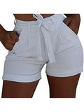 Women's Plus Size Net Red Ripped Denim Shorts - Courbe et Compagnie