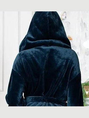Women’s Plush Hooded Robe - Spa-Worthy Comfort at Home - Courbe et Compagnie