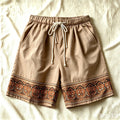 Women’s Retro Drawstring Loose Casual Shorts - Courbe et Compagnie