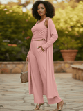 Women’s Ribbed Lounge 3 Piece Set - Courbe et Compagnie