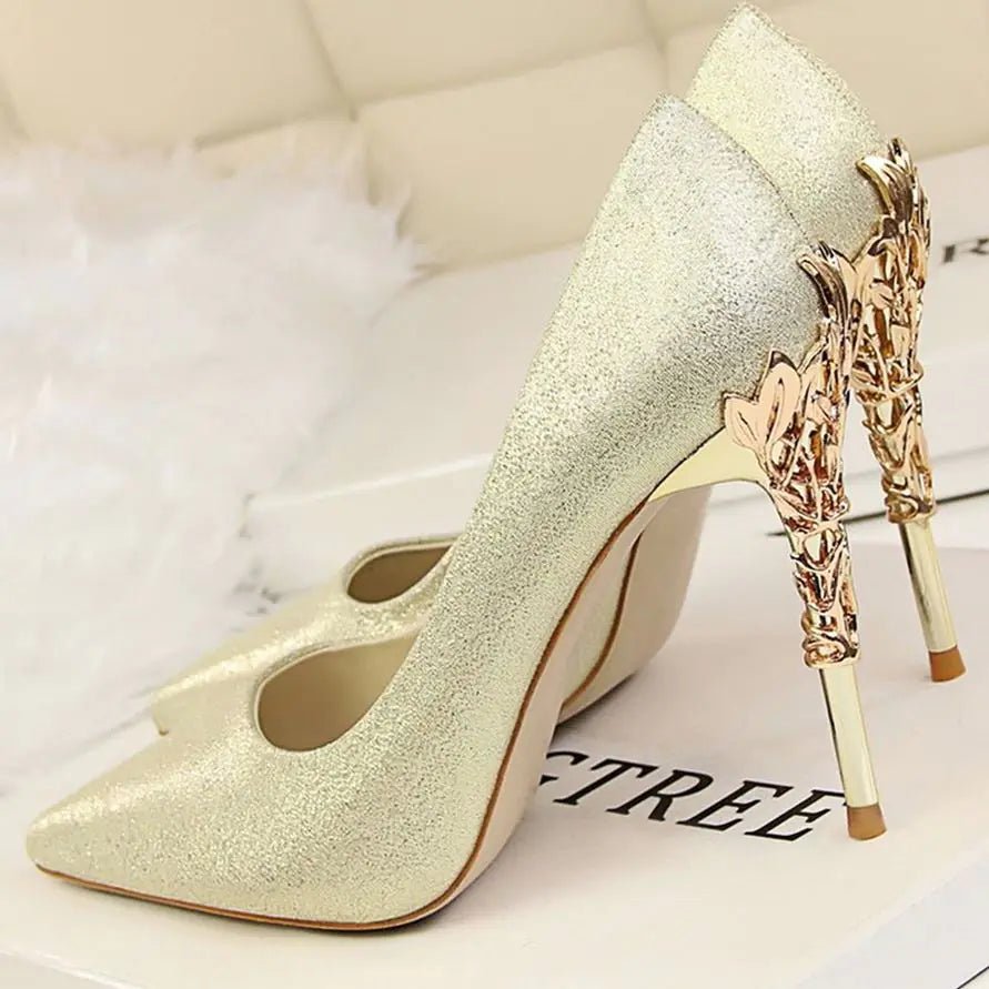 Women's Satin Pointed-Toe High Heels — 13 Colors - Courbe et Compagnie