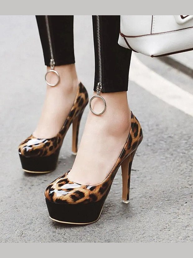 Women's Sexy High Heel Platform Shoes - Courbe et Compagnie