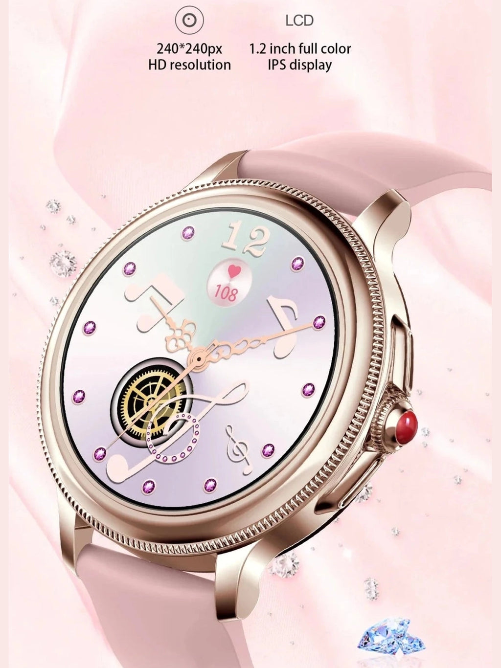 Women's Smart Watch with Bluetooth Calling - Courbe et Compagnie