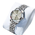 Women's Stainless Steel Quartz Watch — Silver Grey - Courbe et Compagnie