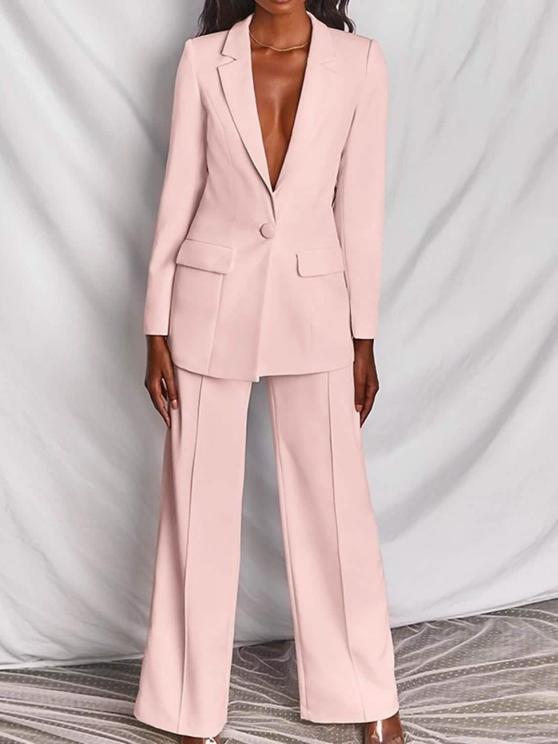 Women's Suits Regular Pocket Coat Formal Fashion - Courbe et Compagnie