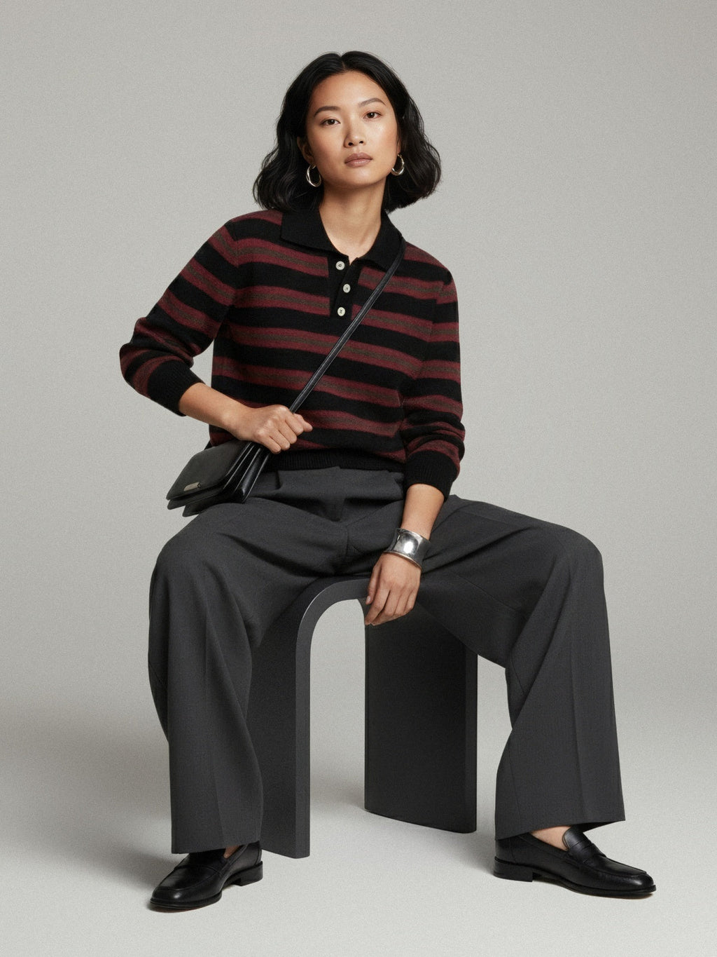 Women's sweater with wool - Courbe et Compagnie