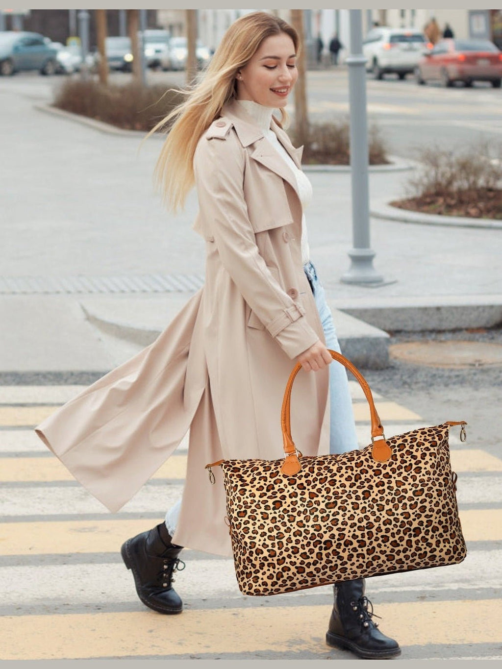 Women's Travel Duffle Bag - Courbe et Compagnie