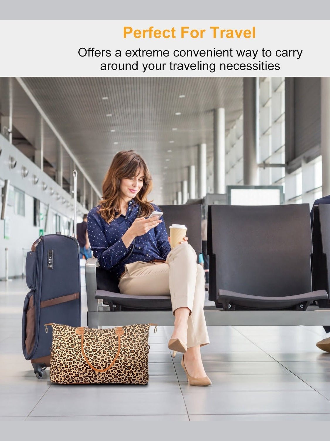 Women's Travel Duffle Bag - Courbe et Compagnie