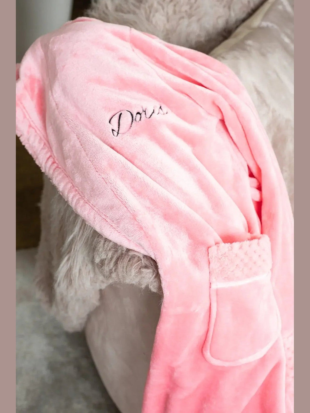Women's Ultra Soft Plush Bathrobe - Courbe et Compagnie