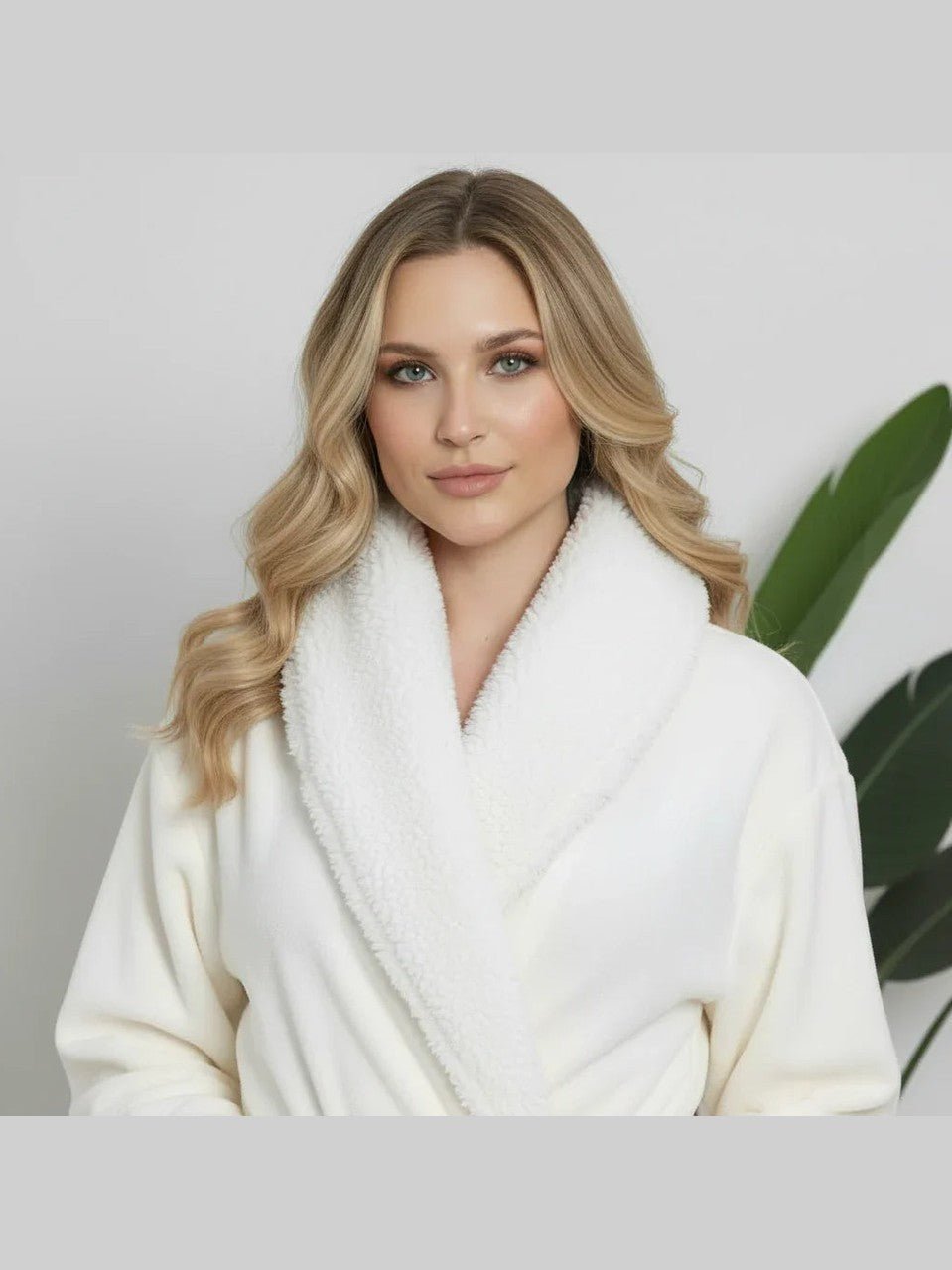 Women's Ultra Soft Plush Bathrobe - Courbe et Compagnie