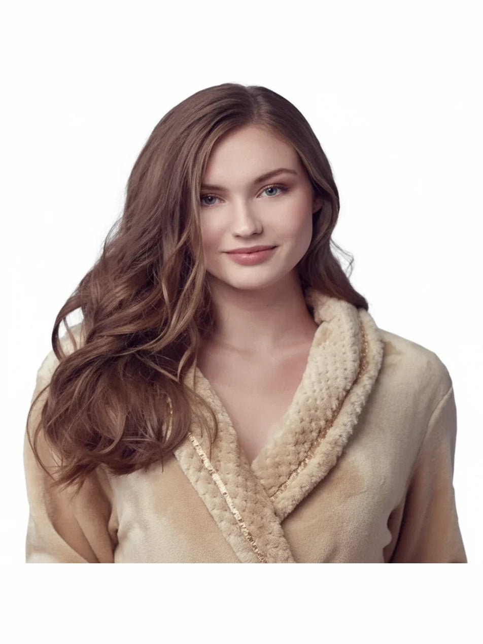 Women's Ultra Soft Plush Bathrobe - Courbe et Compagnie