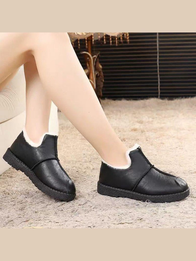 Women's Waterproof Fur-Lined Winter Booties - Courbe et Compagnie