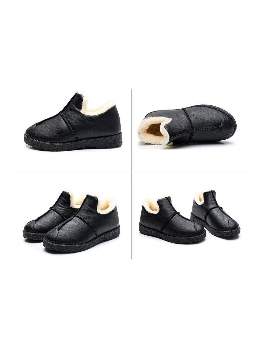 Women's Waterproof Fur-Lined Winter Booties - Courbe et Compagnie