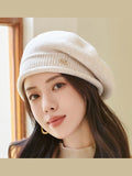 Women’s Wool Knitted Winter Hat — All-Match Knit Beanie - Courbe et Compagnie