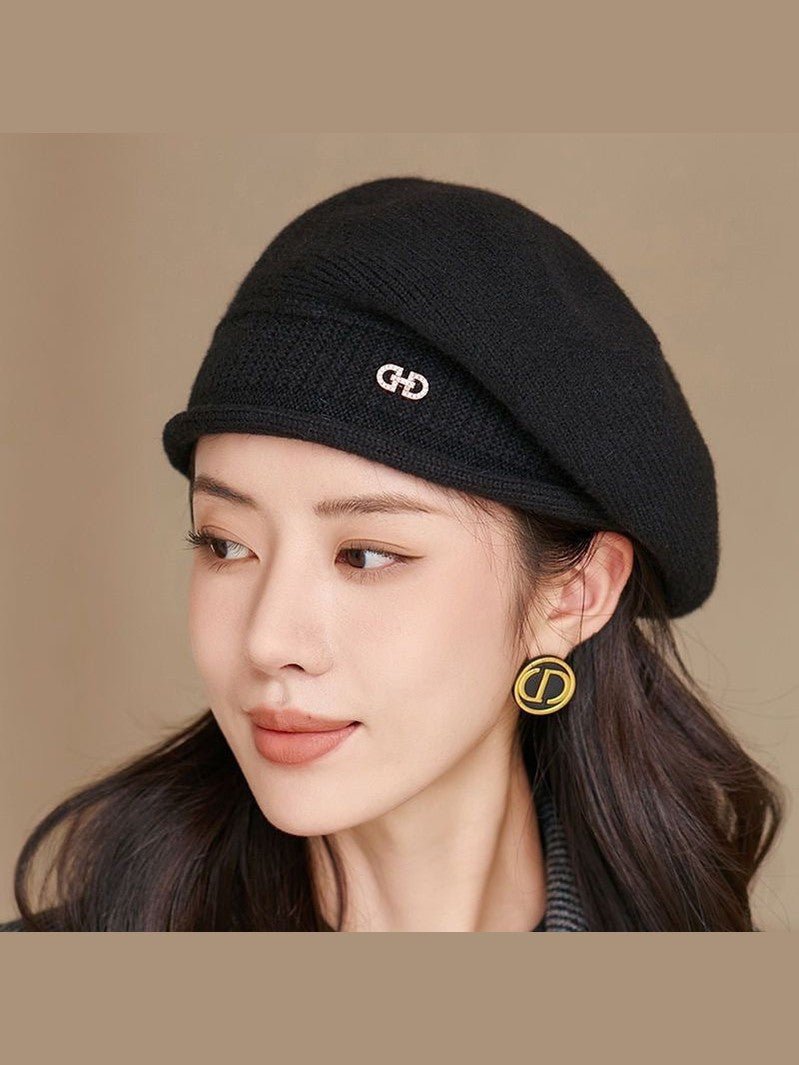 Women’s Wool Knitted Winter Hat — All-Match Knit Beanie - Courbe et Compagnie
