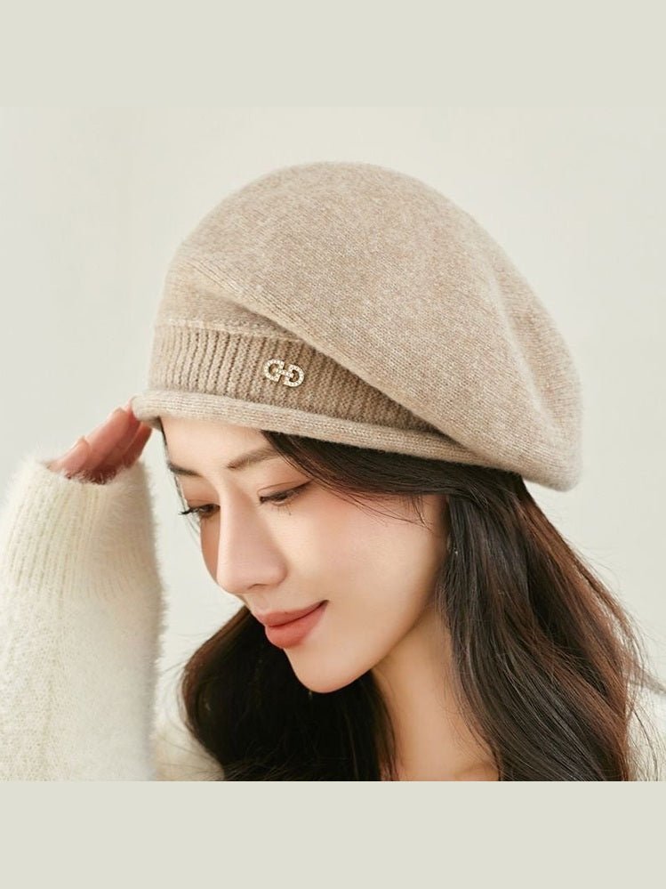 Women’s Wool Knitted Winter Hat — All-Match Knit Beanie - Courbe et Compagnie