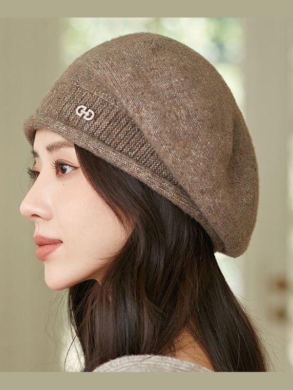 Women’s Wool Knitted Winter Hat — All-Match Knit Beanie - Courbe et Compagnie
