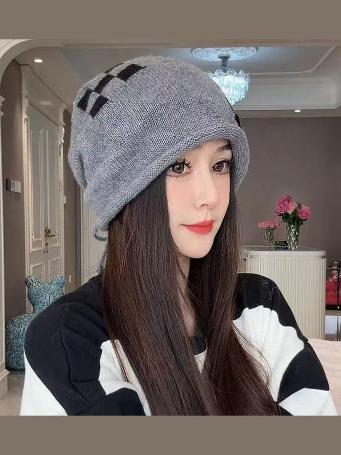 Women’s Wool Knitted Winter Hat — All-Match Knit Beanie - Courbe et Compagnie